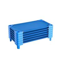 VEVOR Stapelbaar Kinderbed Slaapbed Blauw 6-delig 102x57x15cm kinderligstoel