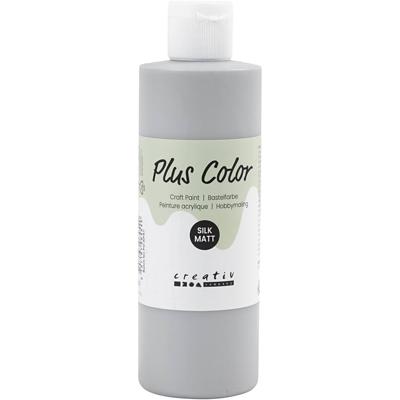 Plus Color acrylverf, rain grey, 250 ml/ 1 fles