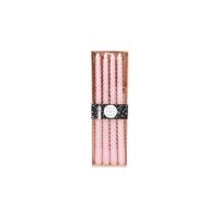 Housevitamin - Kaarsen Twisted - Set van 4 - Roze - 20cm