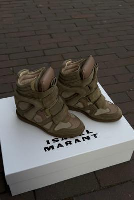 Isabel Marant sneakers Bekett BK0010FA-A1E19S taupe