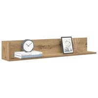Wandschappen 2 st 100x16,5x16,5cm bewerkt hout artisanaal eiken