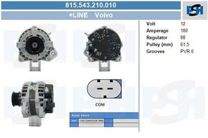 Dynamo Volvo 180A 815543210010