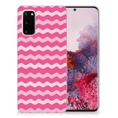 Samsung Galaxy S20 | TPU bumper | Waves Pink