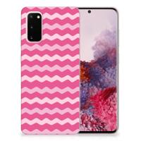 Samsung Galaxy S20 | TPU bumper | Waves Pink