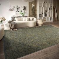 Vloerkleed Vintage Amber - Groen maat: 230x160cm - materiaal: Polyester - Dekbed-Discounter.nl