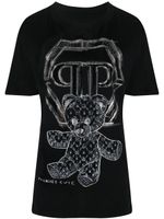 Philipp Plein t-shirt à logo imprimé - Noir - thumbnail