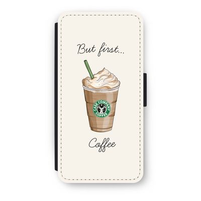 But first coffee: iPhone SE 2020 Flip Hoesje