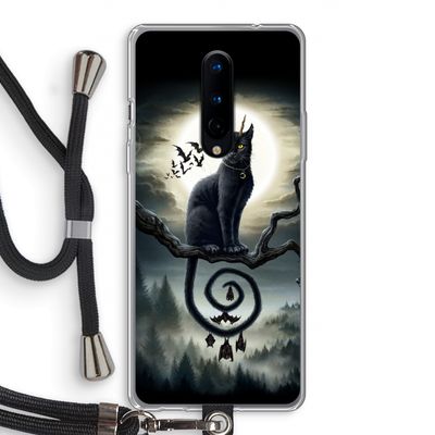 Moonlight Companions: OnePlus 8 Transparant Hoesje met koord
