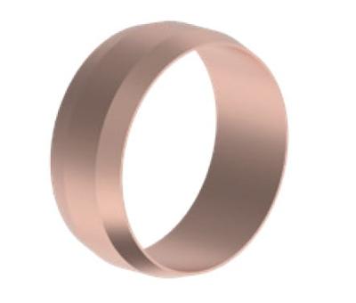 Kirchhoff Koperen klemring, blank, 22 mm, klemkoppeling voor koperen buis (5x) - 989461517