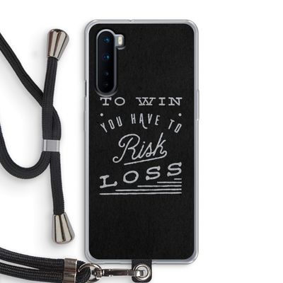 Risk loss: OnePlus Nord Transparant Hoesje met koord