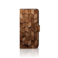 Book Style Case voor OPPO Reno8 Wooden Cubes