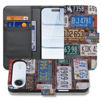 Kentekenplaten Collage Hoesje iPhone Air | Bookcase