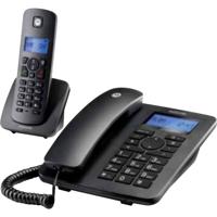 Motorola DECT + Corded Phone Zwart
