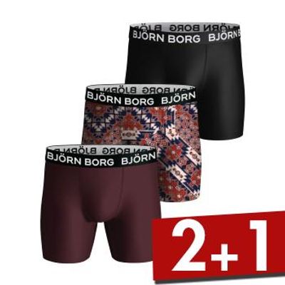 BjÃ¶rn Borg 3 stuks Performance Shorts 2203 * Actie *