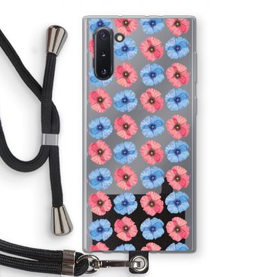 Klaproosjes: Samsung Galaxy Note 10 Transparant Hoesje met koord