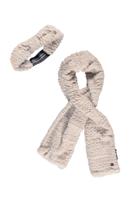 Like Flo winter sjaal + haarband meisjes - beige - Nine