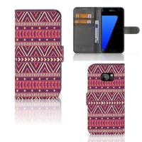 Samsung Galaxy S7 Edge | Telefoon Hoesje | Aztec Paars