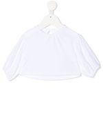 Douuod Kids top à manches bouffantes - Blanc
