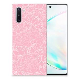 Samsung Galaxy Note 10 TPU Case White Flowers