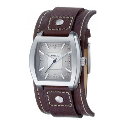 Horlogeband Fossil JR1190 Leder Bruin
