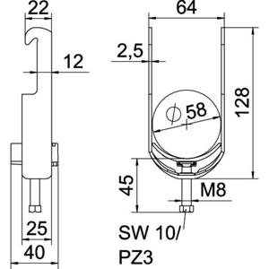 OBO Bettermann 1187750 Beugelklem 1 stuk(s)