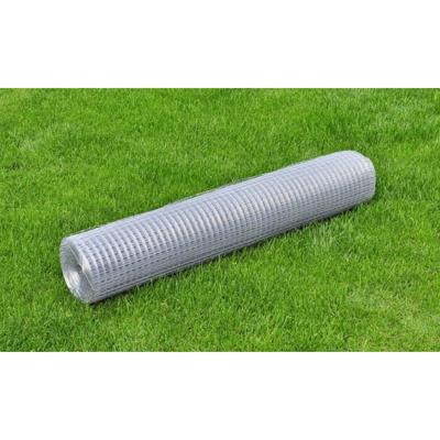 VidaXL Kippengaas 10x1 m gegalvaniseerd staal zilverkleurig