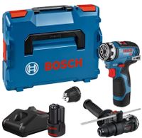 Bosch Blauw GSR 12V-35 FC Accu Schroefboormachine | Set | 2 x 3.0 Ah + Snellader | In L-Boxx 102 06019H3009 - thumbnail