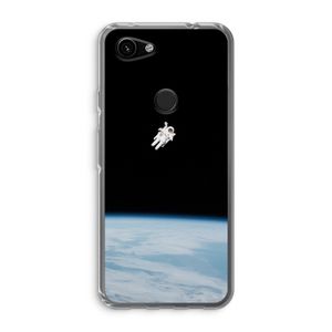 Alone in Space: Google Pixel 3a Transparant Hoesje