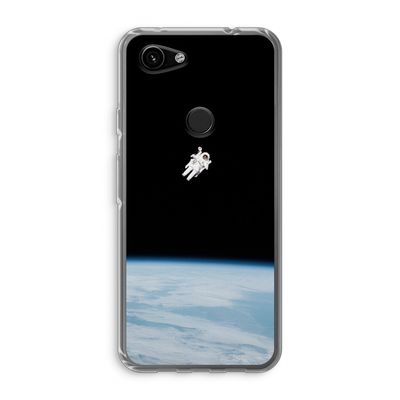 Alone in Space: Google Pixel 3a Transparant Hoesje