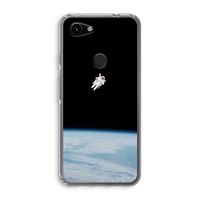 Alone in Space: Google Pixel 3a Transparant Hoesje Alone in Space: Google Pixel 3a Transparant Hoesje