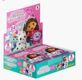 Gabby's Dollhouse: Time for a Meow-Zing fun Trading Cards Flow Packs Display (24)
