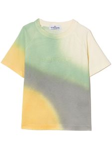 Stone Island Junior t-shirt à imprimé tie dye - Vert