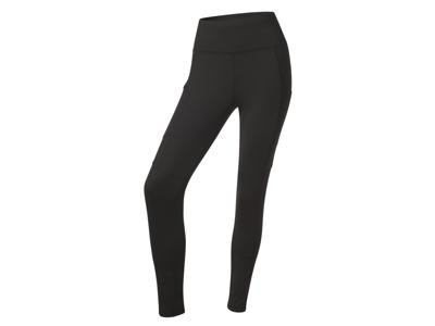 CRIVIT Dames thermo sportlegging (Zwart, XS (32/34))