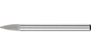 PFERD 21222573 Freesstift Spitsboog Lengte 37 mm Afmeting, Ø 3 mm Werklengte 7 mm Schachtdiameter 3 mm