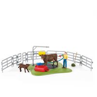 Farm World - Koe wasstation Speelfiguur - thumbnail