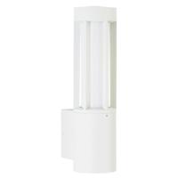 Albert Wandlamp buiten met downlight Jail wit 680223 - thumbnail