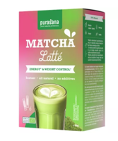 Purasana Food & Drinks Poeder Matcha latté 6 x 10 g BIO 60gr