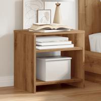 Nachtkastjes 2 st 40x30x40 cm bewerkt hout artisanaal eiken