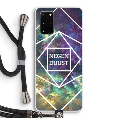 Negenduust ruimte: Samsung Galaxy S20 Plus Transparant Hoesje met koord