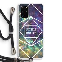 Negenduust ruimte: Samsung Galaxy S20 Plus Transparant Hoesje met koord