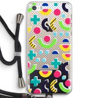8-bit N°1: iPhone 5 / 5S / SE Transparant Hoesje met koord