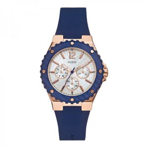 Horlogeband Guess W0149L5 Silicoon Blauw 11mm