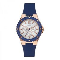 Horlogeband Guess W0149L5 Silicoon Blauw 11mm - thumbnail