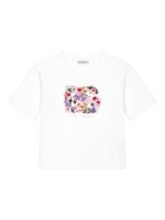 Dolce & Gabbana Kids Flower Power-print cotton T-shirt - Blanc - thumbnail