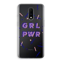 GRL PWR: OnePlus 7 Transparant Hoesje