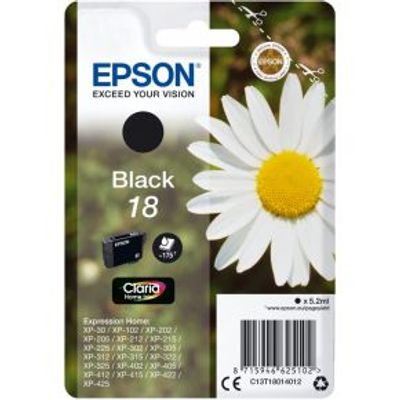 Epson C13T18014022 5.2ml 175pagina's Zwart inktcartridge