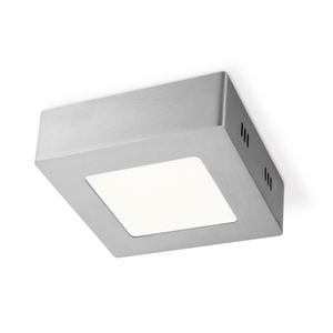 Home sweet home LED plafondlamp Ska vierkant 12 - mat staal