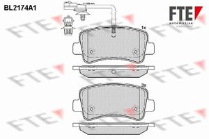 Remblokken set BL2174A1