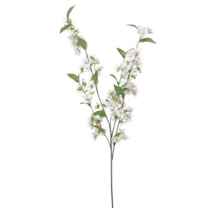 Louis Maes Bloesem kunstbloem/tak - wit - 85 cm - appelbloesem