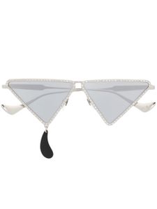 Gucci Eyewear lunettes de soleil à monture géométrique - Argent